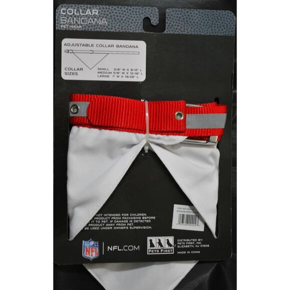 NWD LG Reflective New England Patriots Dog Collar Bandana - Picture 3 of 6